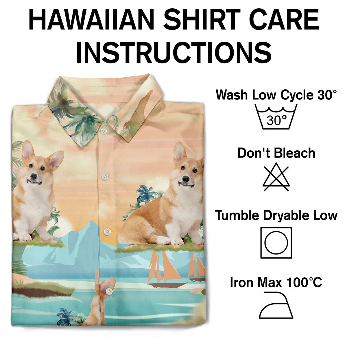 Custom Photo Funny Family Pet Face Tropical Island Gift for Pet Lovers – Personalized Hawaiian Shirt