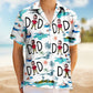 Custom Photo Dad Stance – Personalized Hawaiian Shirt