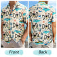 Custom Photo Dad Stance – Personalized Hawaiian Shirt