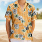 Custom Photo Pets, Kids & More Vintage Palm Trees – Personalized Hawaiian Shirt