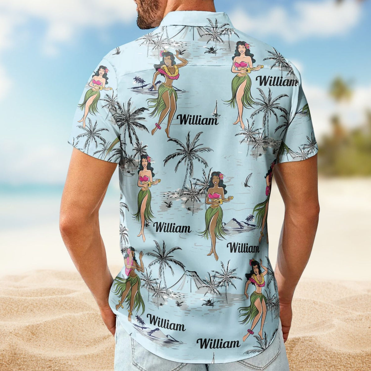Hula Dance Vintage Beach Pattern Aloha – Custom Hawaiian Shirts