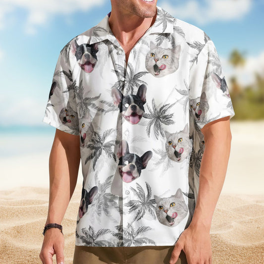 Funny Pet Face – Personalized Photo Hawaiian Shirt