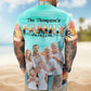 Custom Photo Family Vacation – Personalized Photo Hawaiian Shirt