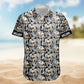 Custom Name with Magic Mushroom & Skull Pattern – Custom Hawaiian Shirts
