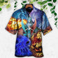 Dragon Fantasy Whimsical Art Design - Hawaiian Shirt