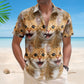 Custom Face Funny Summer For Cat Lovers - Personalized Photo Hawaiian Shirt