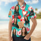 Romantic Aloha Shirt - Happy Valentine's Day Personalized Photo Hawaiian Shirt