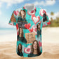 Romantic Aloha Shirt - Happy Valentine's Day Personalized Photo Hawaiian Shirt