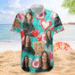 Romantic Aloha Shirt - Happy Valentine's Day Personalized Photo Hawaiian Shirt