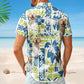 Tropical Aloha Shirt - Custom Photo Funny Pet Family Friends Summer Tiki Bar Hawaiian Shirt