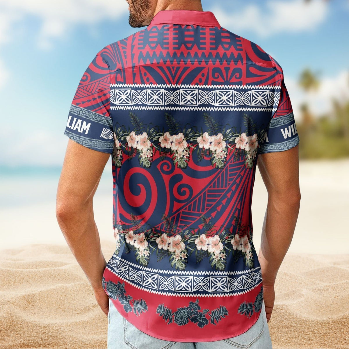 Hibiscus Tropical Aloha Shirt Photo Gift for Family – Custom Photo Hawaiian Shirts