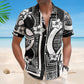 Personalized Aloha Shirt – Kapa Hawaiian Pattern Vintage Black Aloha Shirts With Name - Custom Hawaiian Shirts