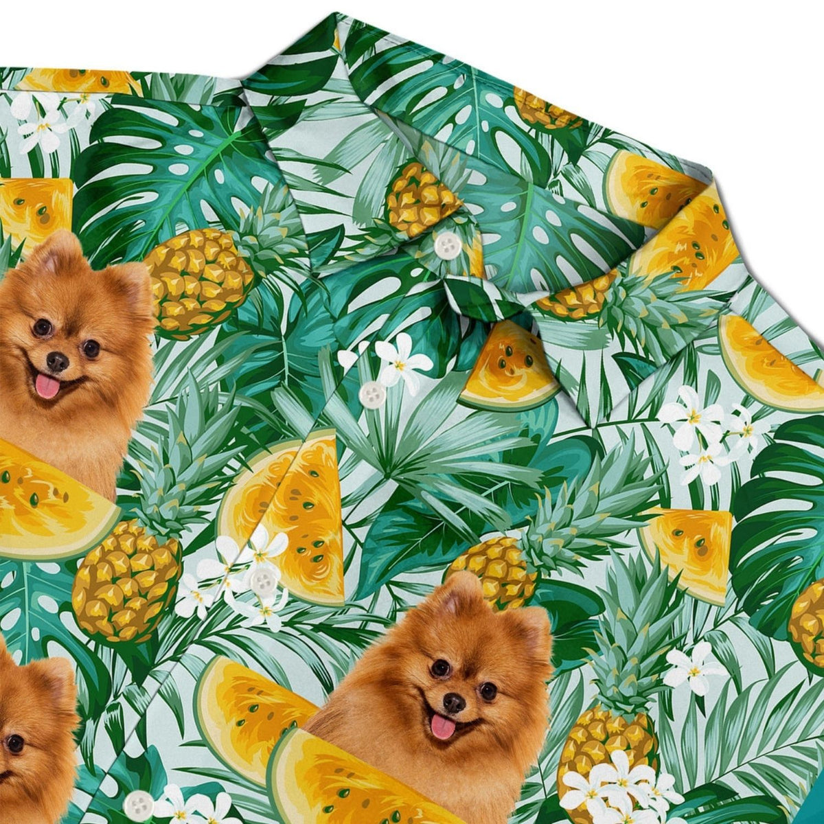 Custom Aloha Shirt – Custom Photo Family Pet Lovers - Personalized Hawaiian Shirt