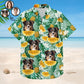 Custom Aloha Shirt – Custom Photo Family Pet Lovers - Personalized Hawaiian Shirt
