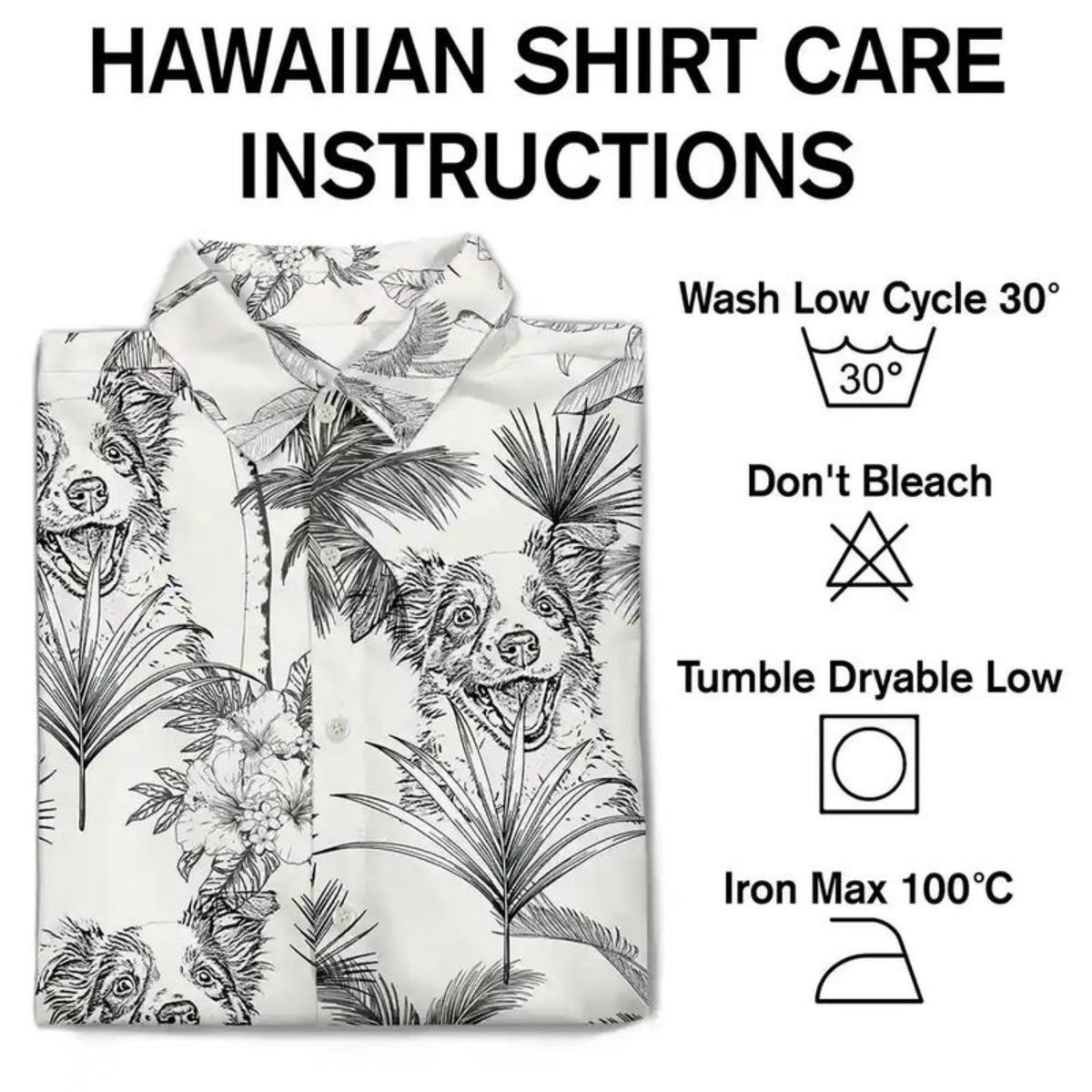 Vintage Toile de Jouy Pattern Shirt Custom Photo Pencil Drawing Family Pet – Personalized Hawaiian Shirt