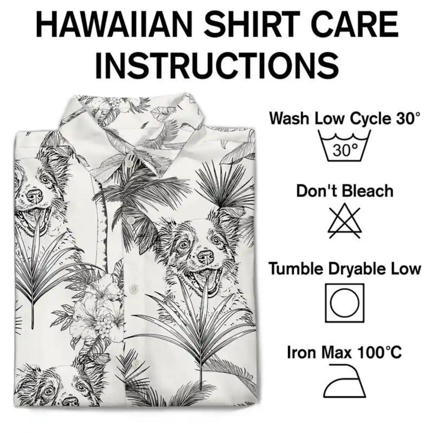 Vintage Toile de Jouy Pattern Shirt Custom Photo Pencil Drawing Family Pet – Personalized Hawaiian Shirt