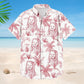 Vintage Toile de Jouy Pattern Shirt Custom Photo Pencil Drawing Family Pet – Personalized Hawaiian Shirt