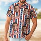 Made in America - Custom Personalized Photo Hawaiian Shirt