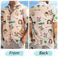 Custom Photo Reel Cool Papa – Personalized Hawaiian Shirt