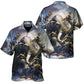 Mammoth And Human Prehistoric Adventure Style – Hawaiian Shirt