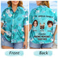 Tropical Vacation Shirt – Custom Photo Traveling Beach - Gift For Family, Besties, Couples - Personalized Hawaiian Shirt