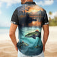 Personalized Fishing Aloha Shirt – Custom Photo Fishing Bass Fish For Men Husband - Custom Photo Hawaiian Shirt