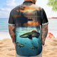 Personalized Fishing Aloha Shirt – Custom Photo Fishing Bass Fish For Men Husband - Custom Photo Hawaiian Shirt