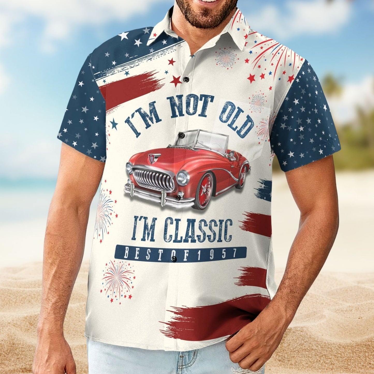 Custom Photo Aloha Shirt – I'm Not Old - Personalized Photo Hawaiian Shirt