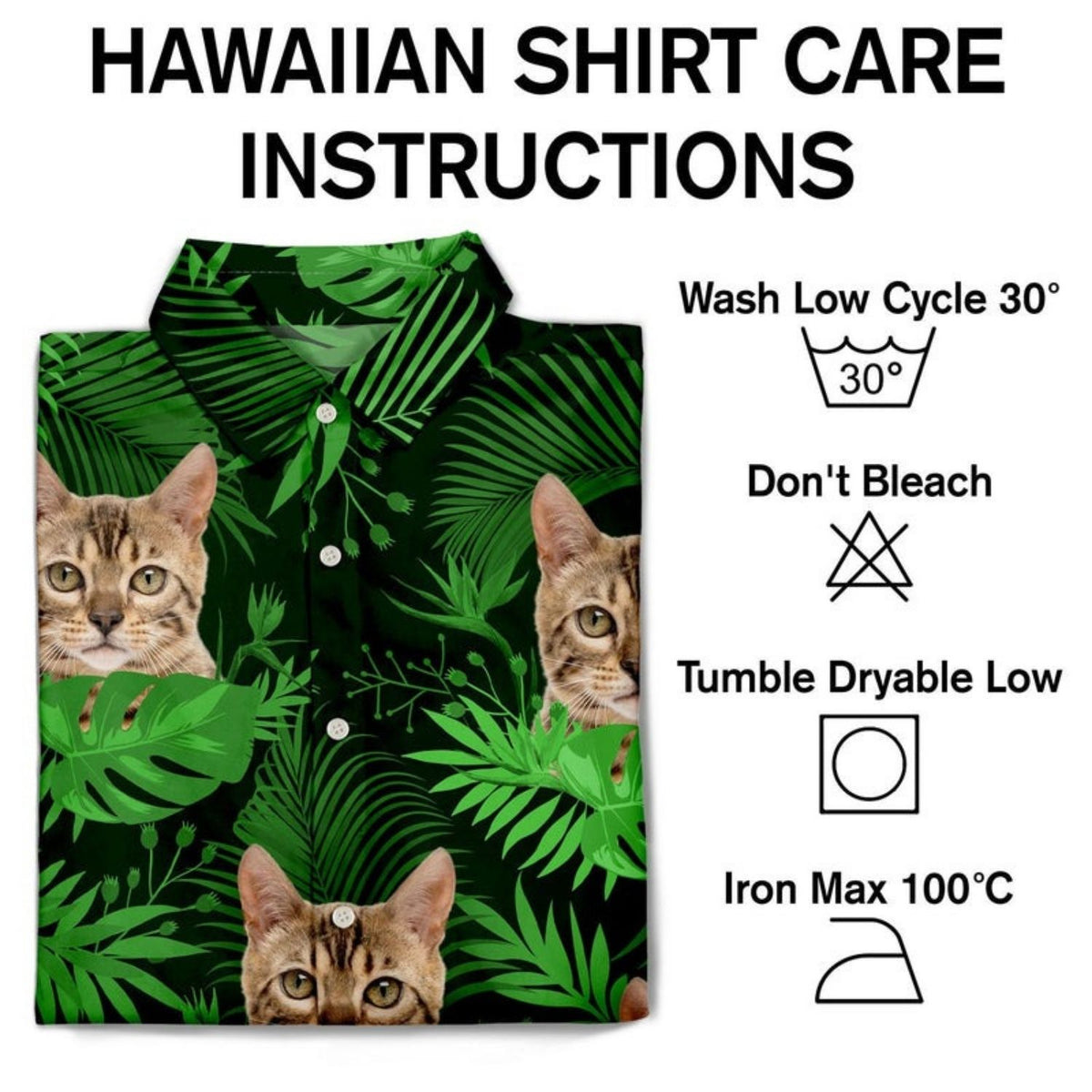 Tropical Beach Style Vacation Shirt – Custom Photo Funny Family Pet Face Tropical Leaf - Gift For Men, Dog And Cat Lovers - Personalized Custom Hawaiian Shirt