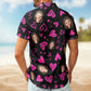 Funny Heart Custom Face Valentine’s Day Gift – Custom Photo Hawaiian Shirts