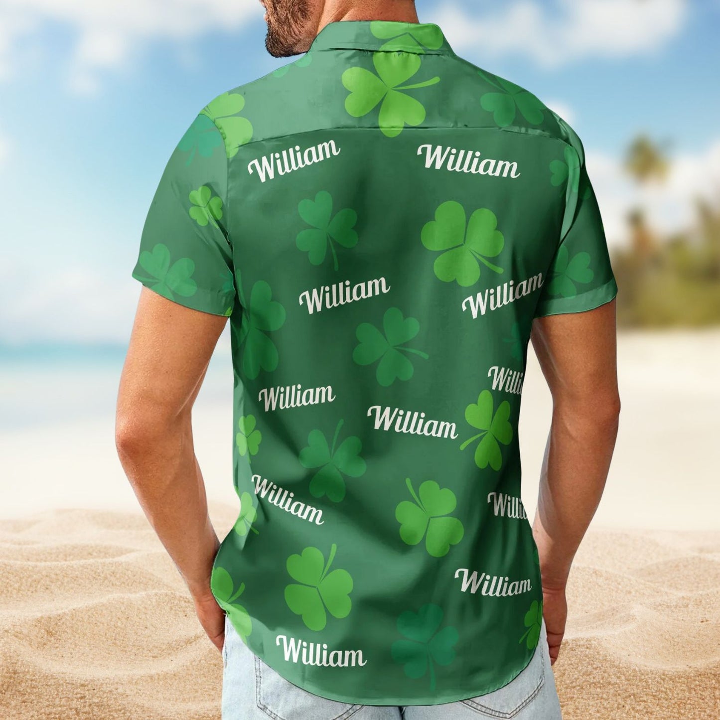 St. Patrick’s Day Irish Shamrock Vintage Aloha – Custom Hawaiian Shirts