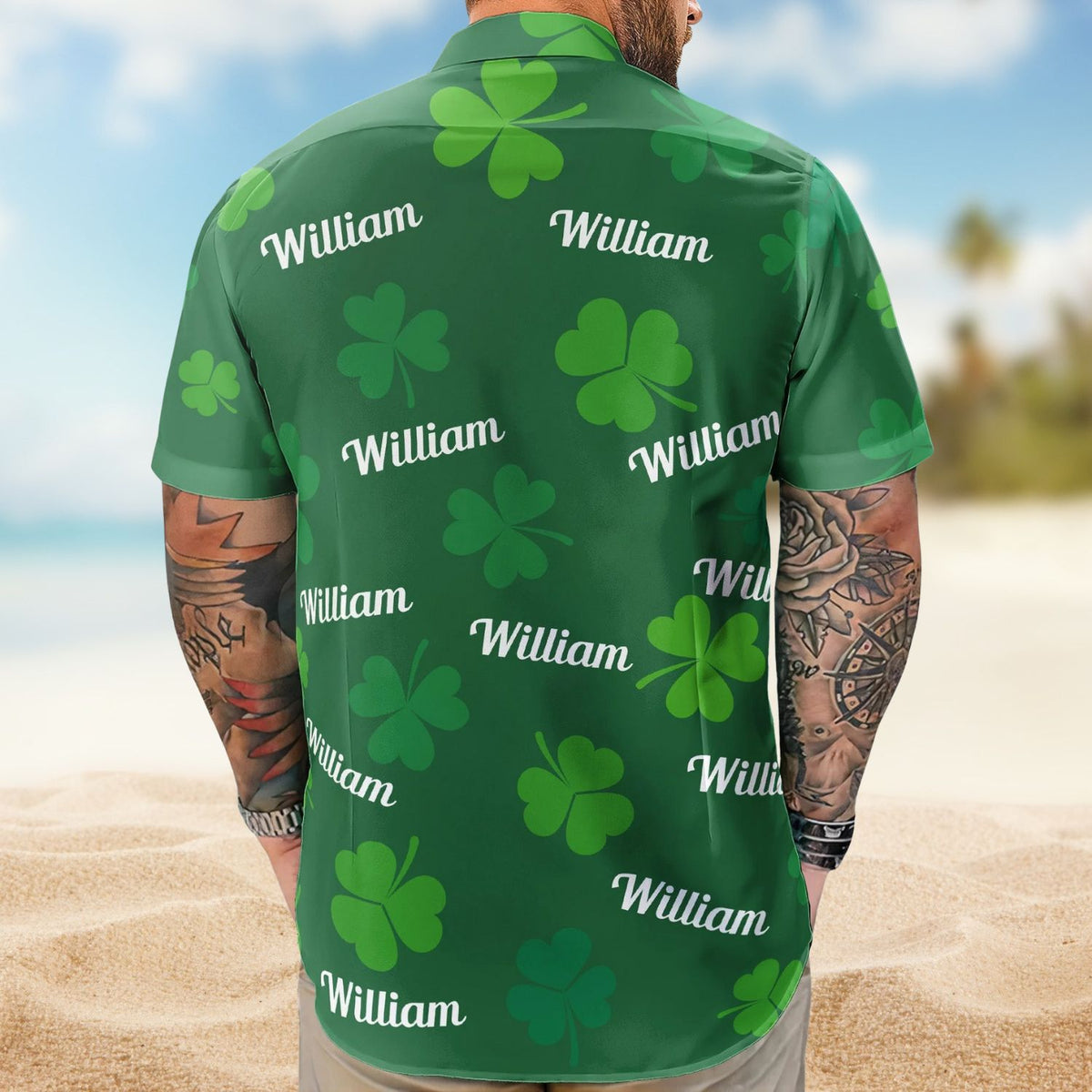 St. Patrick’s Day Irish Shamrock Vintage Aloha – Custom Hawaiian Shirts