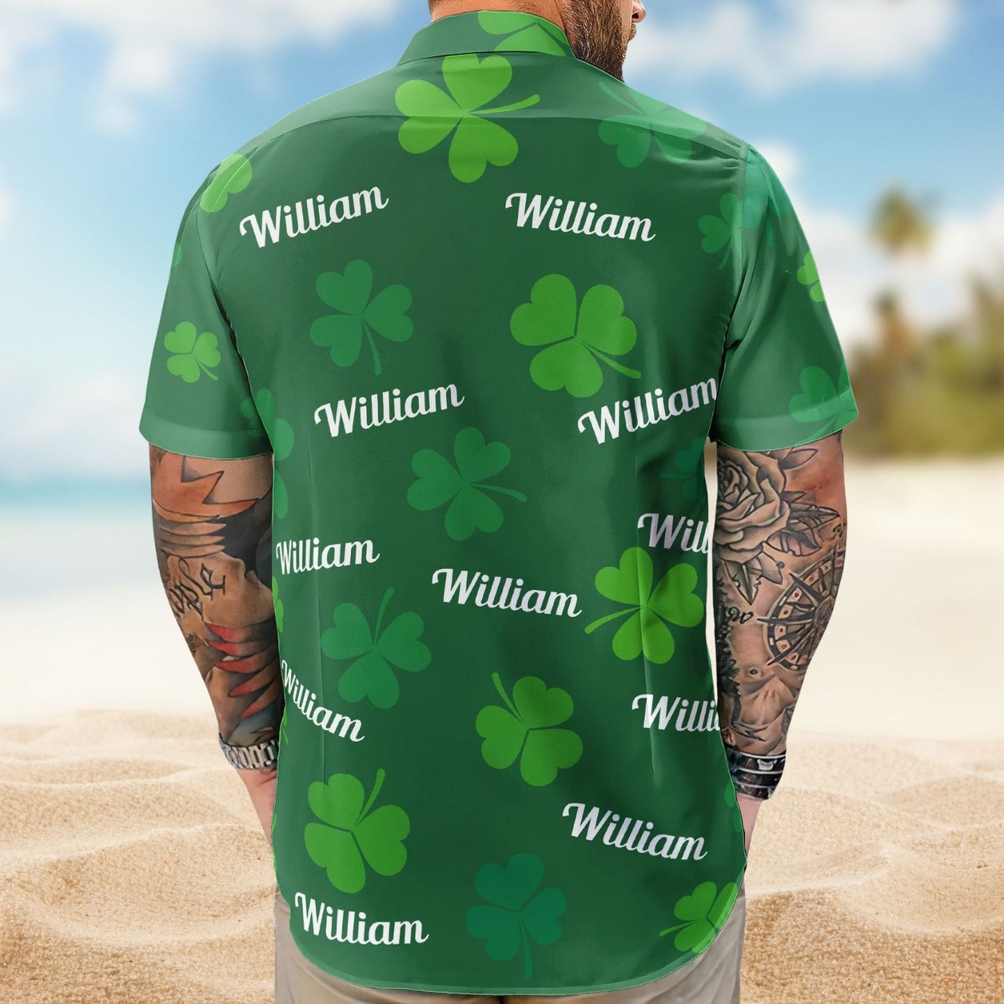St. Patrick’s Day Irish Shamrock Vintage Aloha – Custom Hawaiian Shirts