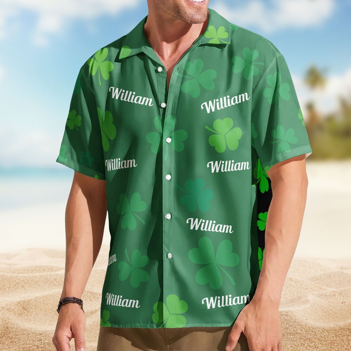 St. Patrick’s Day Irish Shamrock Vintage Aloha – Custom Hawaiian Shirts