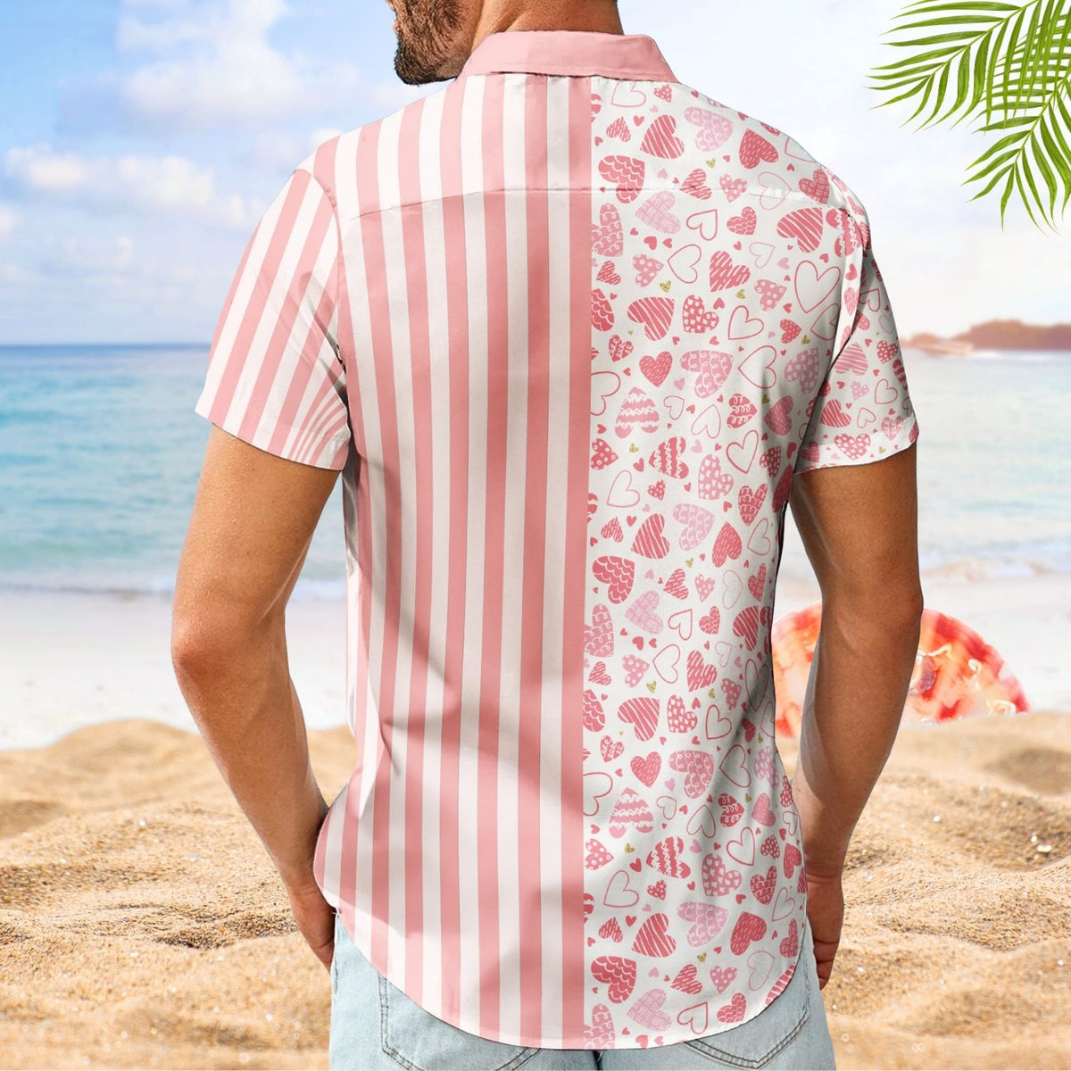 Be My Valentine - Personalized Photo Hawaiian Shirt