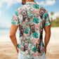 Tropical Aloha Shirt with Custom Face – Funny Photo Pet Lover Gift Custom Hawaiian Shirts