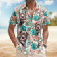 Tropical Aloha Shirt with Custom Face – Funny Photo Pet Lover Gift Custom Hawaiian Shirts