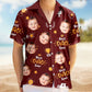 Custom Photo Best Papa Ever Trophy Dad - Personalized Hawaiian Shirt Gift for Father