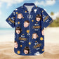 Custom Photo Best Papa Ever Trophy Dad - Personalized Hawaiian Shirt Gift for Father