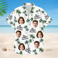 Tropical Beach Outfit Custom Photo Family Vacation Family Trip - Personalized Hawaiian Shirt