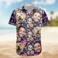 Custom Face Photo Mexican Skull Pattern – Custom Photo Hawaiian Shirts