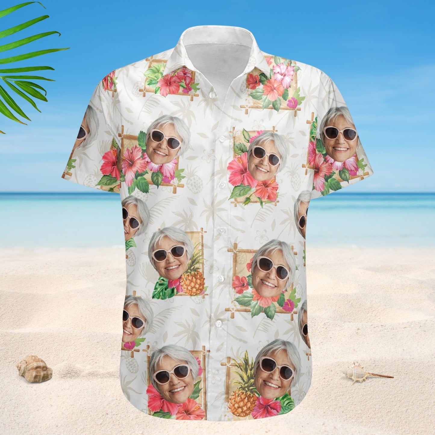 Tropical Grandma - Personalized Hawaiian Shirt