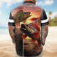 Personalized Fishing Aloha Shirt – Custom Name Fishing Bass Fish Gift For Husband - Custom Hawaiian Shirt