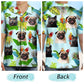 Tropical Beach Style Vacation Shirt – Custom Photo Funny Family Pet Face Tropical Parrots - Personalized Hawaiian Shirt