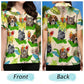 Tropical Beach Style Vacation Shirt – Custom Photo Funny Family Pet Face Tropical Parrots - Personalized Hawaiian Shirt
