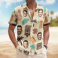 Tiki Pineapple Vintage Summer Aloha with Custom Face – Custom Photo Hawaiian Shirts