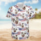 Custom Photo Aloha Shirt – Best Dog Dad - Personalized Hawaiian Shirt