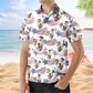 Custom Photo Aloha Shirt – Best Dog Dad - Personalized Hawaiian Shirt