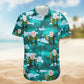 Fishing Man Funny Angler Theme – Personalized Photo Hawaiian Shirt