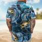 Fishing Bass Fish Whirlpool Ocean Aloha for Men – Custom Hawaiian Shirts